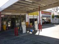 Driveway of service station